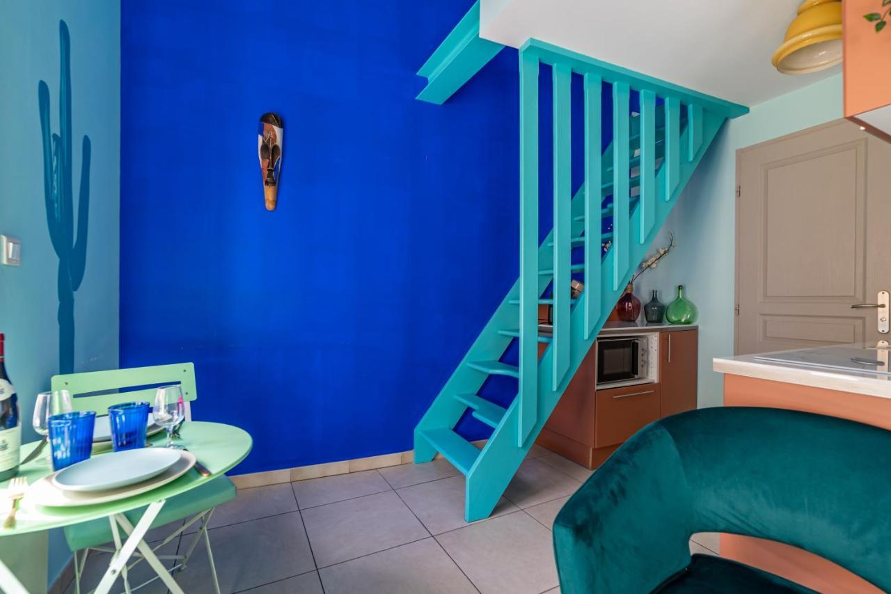 Le Reve Bleu Majorelle - Duplex Sur Les Toits - Une Nuit A Nîmes Buitenkant foto